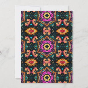 Paisley Pink Wedding Invitation