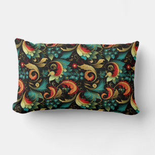 Paisley Print Lumbar Pillow