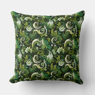 Paisley Print Throw Pillow