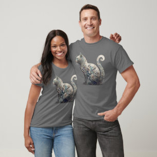 Paisley Profile Cat T-Shirt