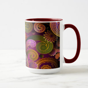 Paisley Purple Mug