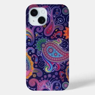 Paisley Purple pink iPhone 15 Case