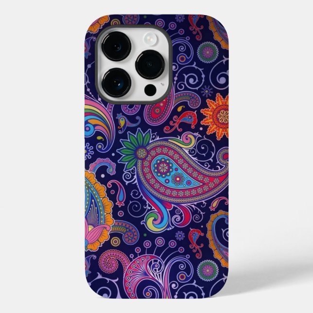 Paisley Purple pink Case-Mate iPhone Case (Back)