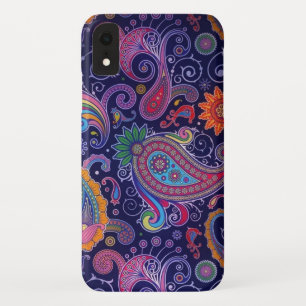 Paisley Purple Pink iPhone XR Case