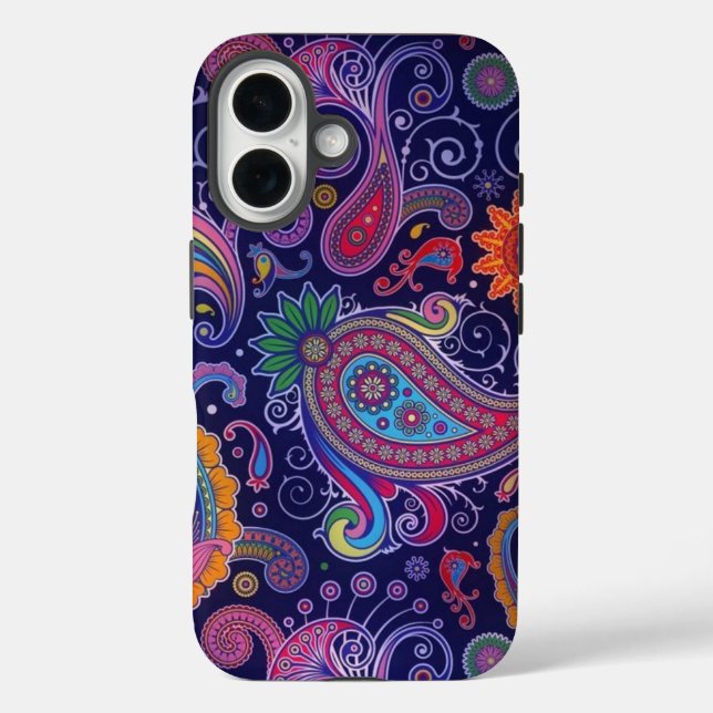 Paisley Purple Pink Case-Mate iPhone Case (Back)