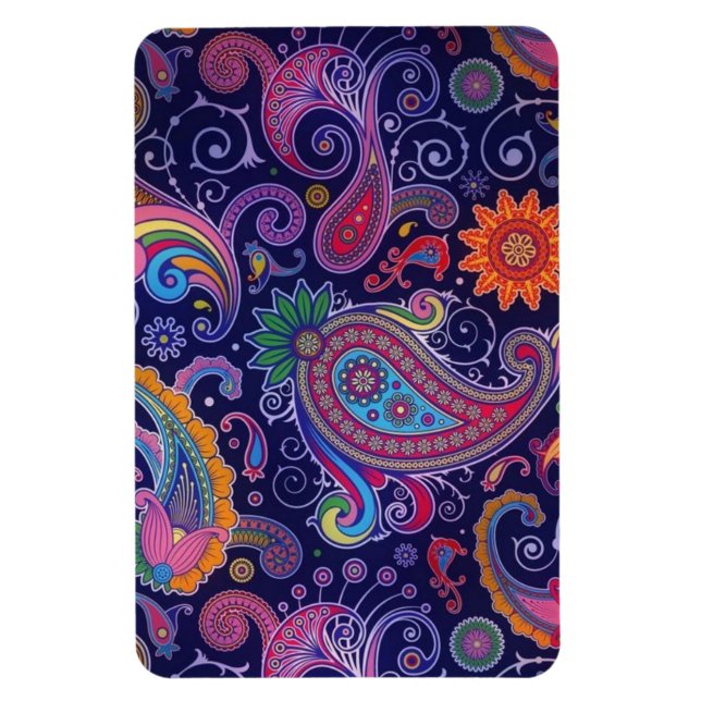 Paisley Purple pink Magnet (Vertical)