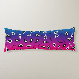 Paisley Rainbow Body Pillow