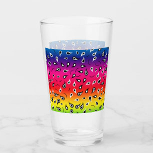 Paisley Rainbow Glass