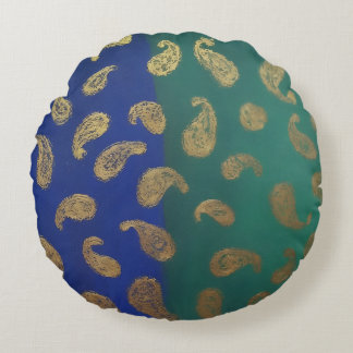 Paisley Round Pillow