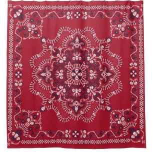 Paisley, skulls, bandana, square design.