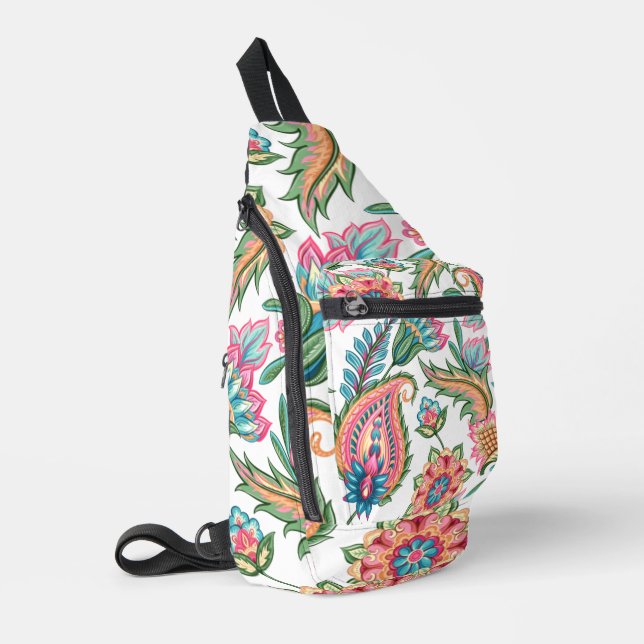 Paisley Sling Bag (Left Corner)
