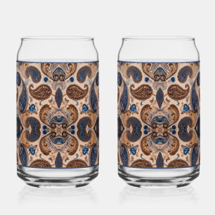 Paisley Soda Glass