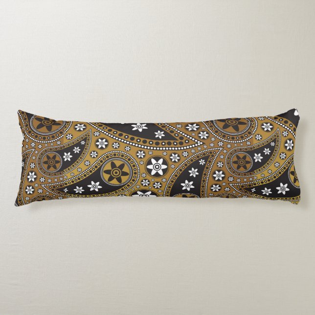 Paisley Stars Body Pillow (Front)