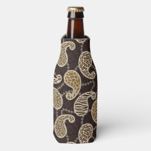 Paisley style background bottle cooler