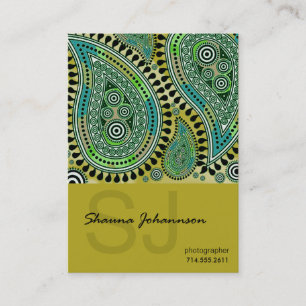 Paisley Supreme Business Card template