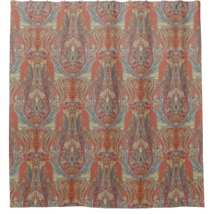 Paisley Terracotta Modern Vintage Kashmir Pattern