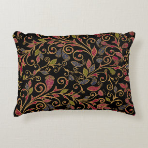 Paisley Vegetable Vintage Blend Accent Pillow