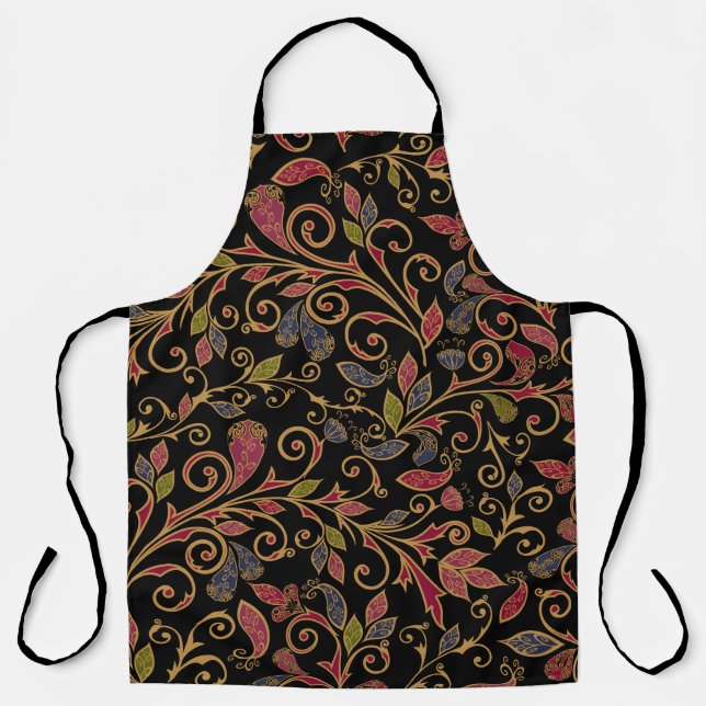 Paisley Vegetable Vintage Blend Apron (Front)