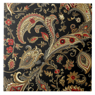 Paisley, Victorian, Gothic,  Tile