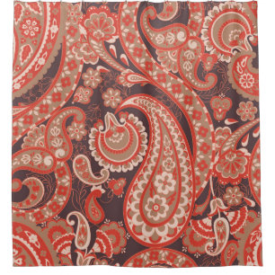 Paisley vintage seamless pattern. Fantastic flower