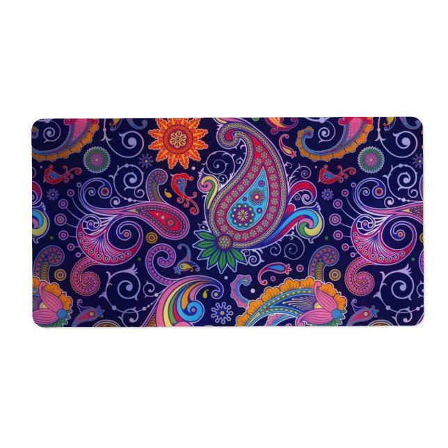 Paisley violet rose (Devant)