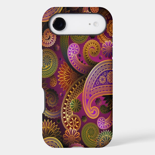Paisley Violet Vert (Verso)