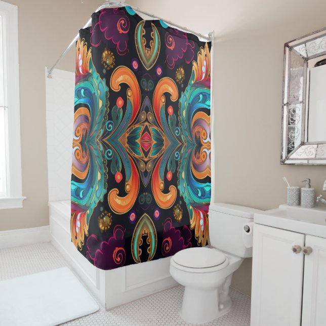 Paisley Vivid Bold (In Situ)
