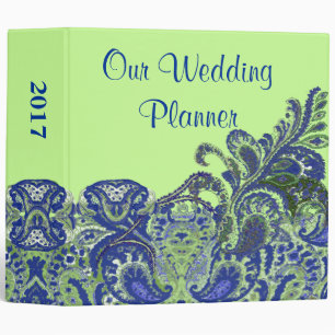Paisley Wedding Planner Binder