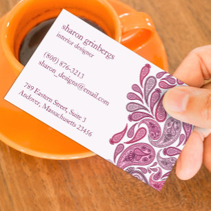 Paisleys Elegant Business Card