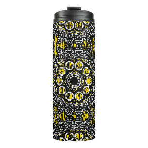 Paisleys elegant floral vintage pattern background thermal tumbler