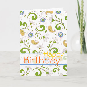Paisley's garden - Customized Card