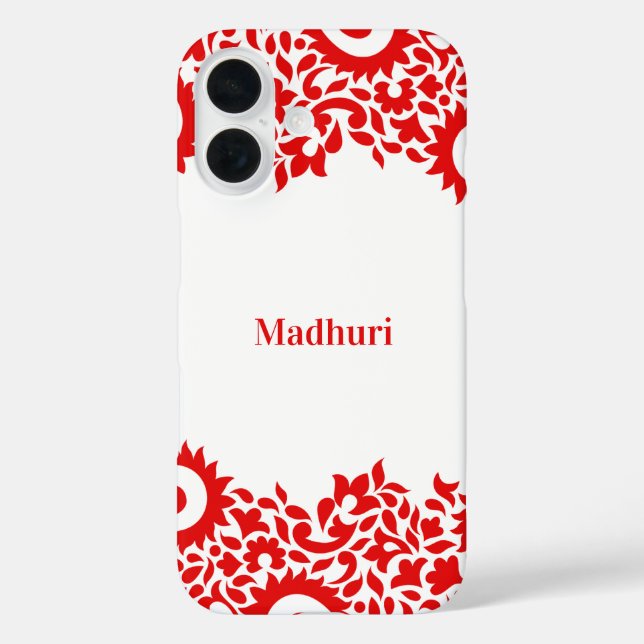 Paisleys Indian Case-Mate iPhone Case (Back)