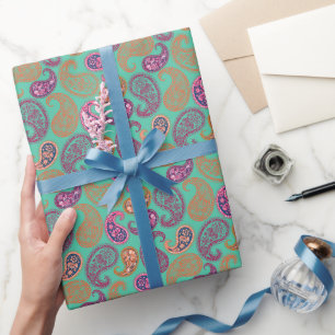 Paisleys Pattern Wrapping Paper