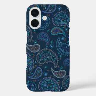 Paisleys Texture Background iPhone 16 Case