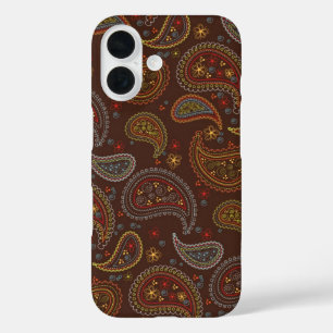 Paisleys Texture Background iPhone 16 Case