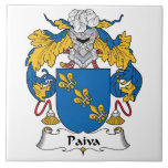 Paiva Family Crest Tile<br><div class="desc">Paiva Coat of Arms</div>