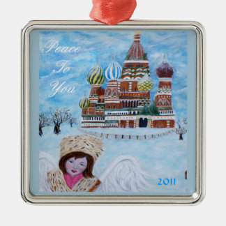 Paix à vous ornement d'ange