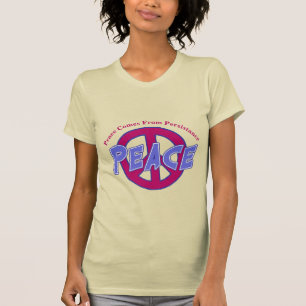 Paix, ajouter ou modifier du texte, T-shirt