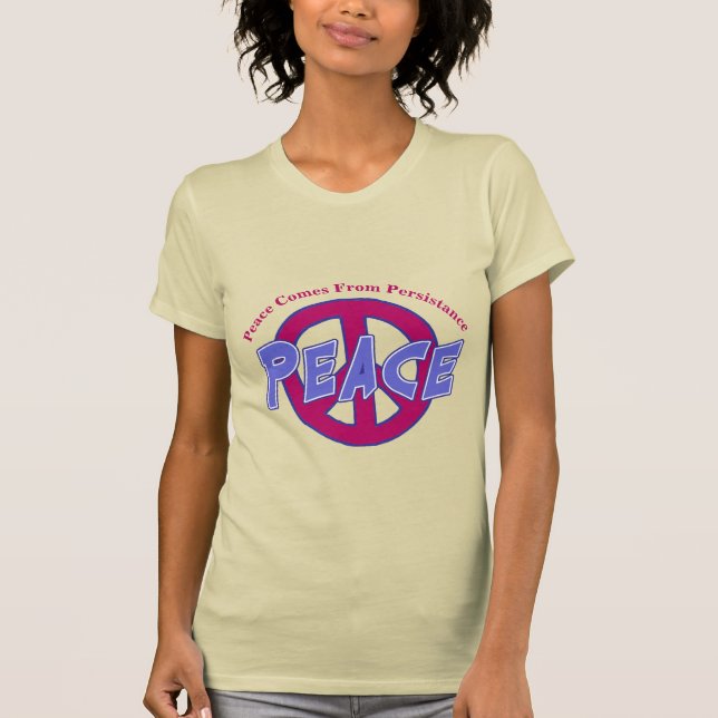 Paix, ajouter ou modifier du texte, T-shirt (Devant)