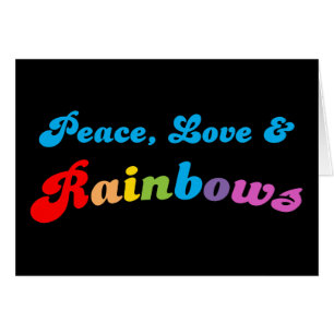 Paix Amour et Arcs-en-ciel