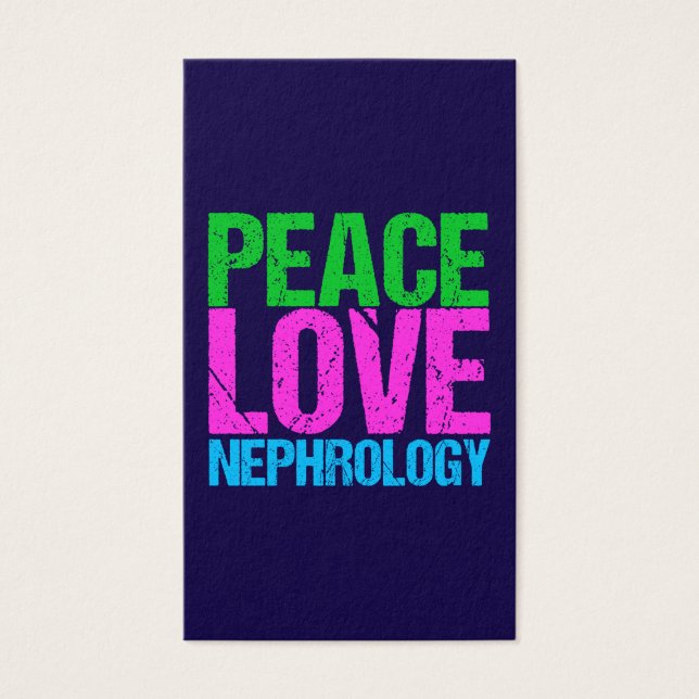 Paix amour néphrologie verticale (Devant)