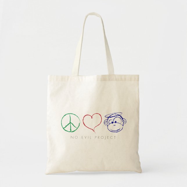 Paix, Amour, Sacs aux singes (Devant)