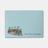 Paix au-dessus des notes de post-it de Jérusalem