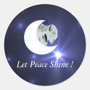 Paix blanche de Buffalo - autocollant