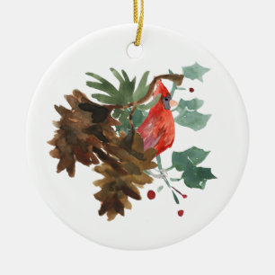 Paix dans la nature Noël Ornement personnalisé