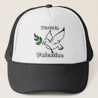 Paix dans le casquette de colombe de la Palestine