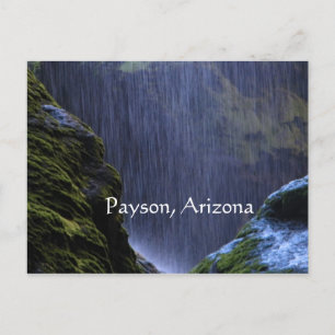 Paix dans les chutes carte postale Payson, Arizona