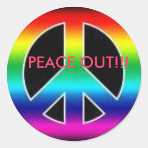 paix en auto-collant génial! !