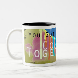 Paix "ensemble venue" tasse