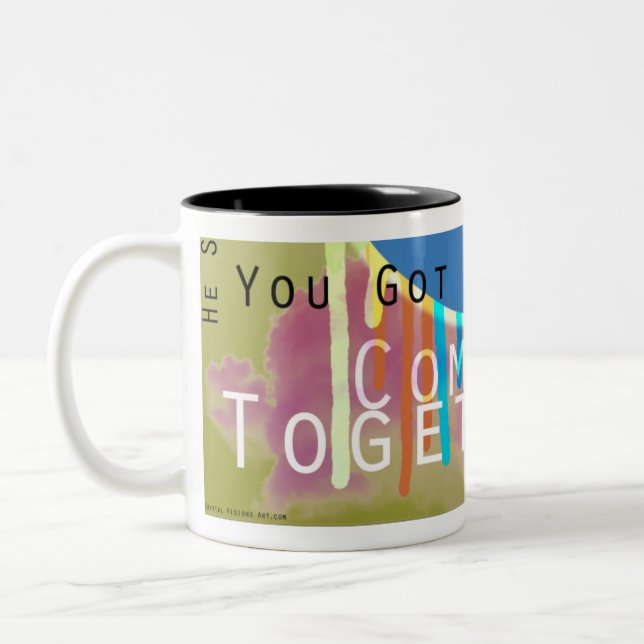 Paix "ensemble venue" tasse (Gauche)